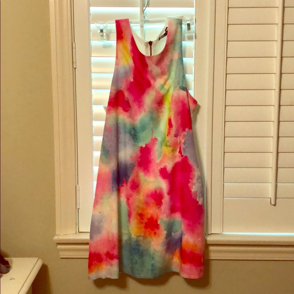 Multicolor/ tie dye mini dress